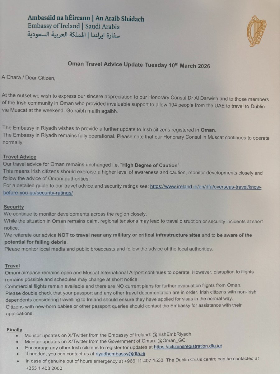 IrishEmbRiyadh tweet media