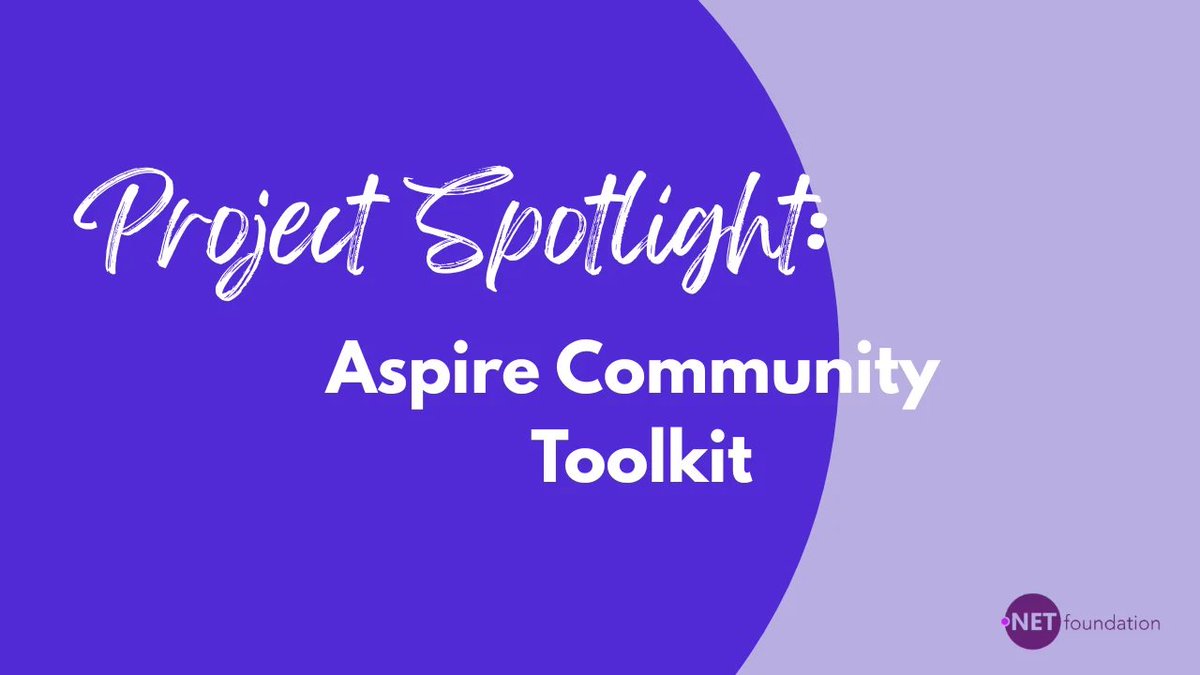 .NET Foundation tweet media