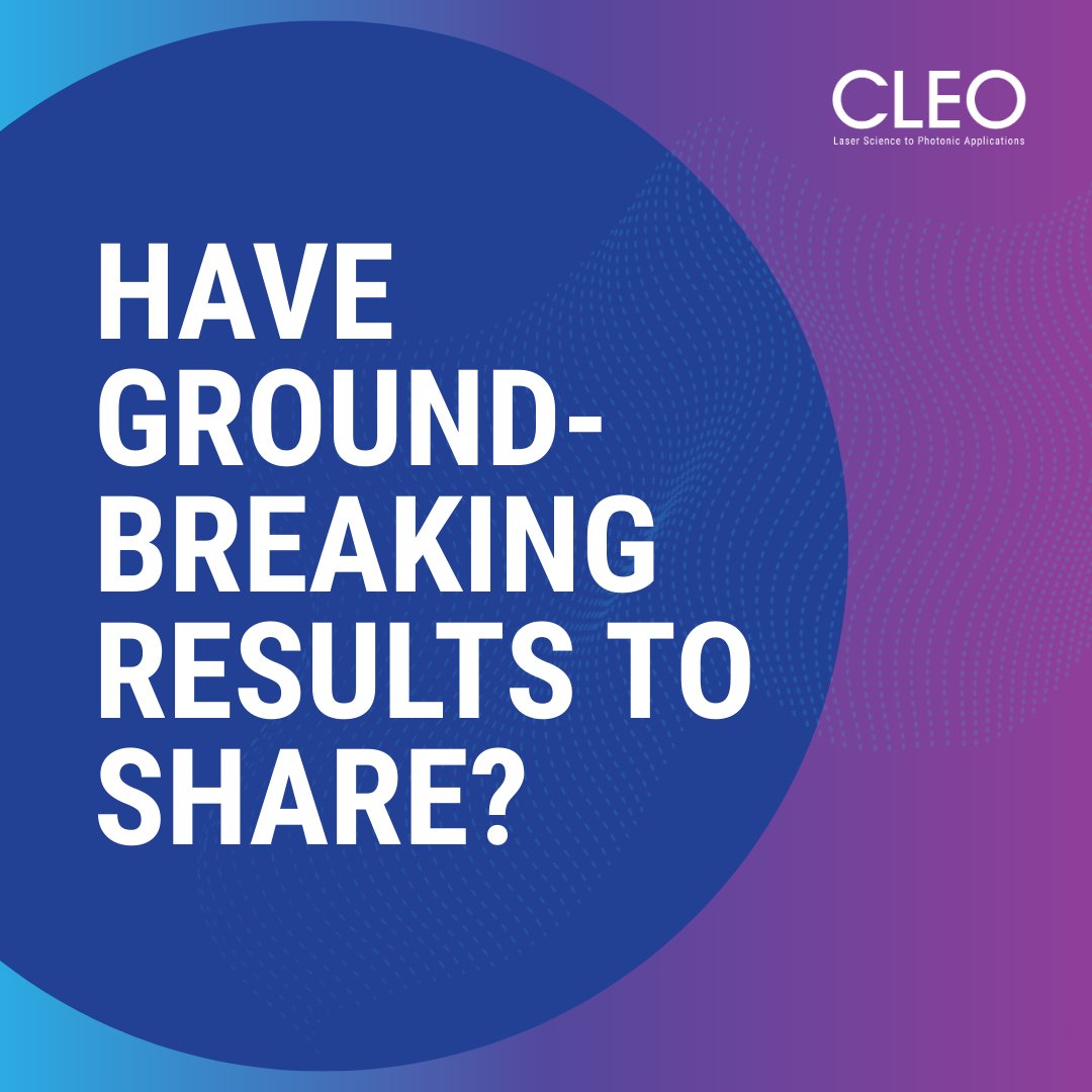 CLEO Conference tweet media