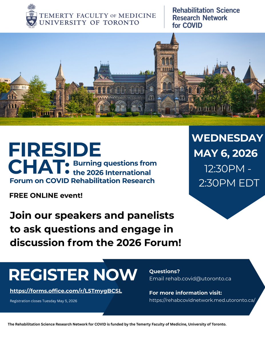 Rehabilitation Science Research Network for COVID tweet media