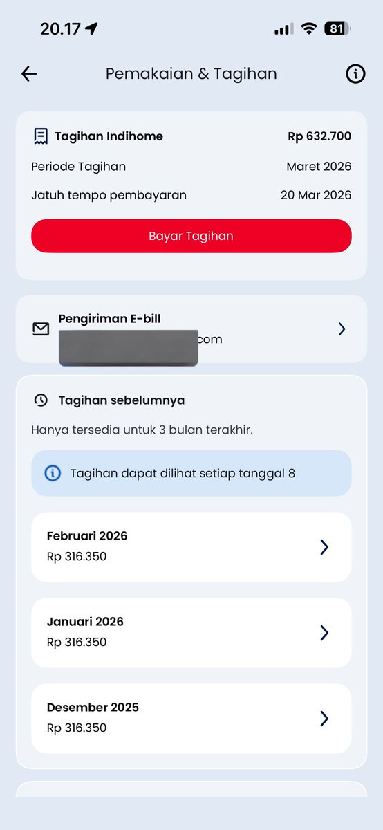 AresSentiko's tweet image. tagihan @indihome bulan ini belum waktunya bayar malah udah terisolir , pas di cek tagihannya malah 2x lipat dari biasanya . mungkin karena efek mau lebaran customer disuruh bayar ThR kali ya #indihome #badservice #THR