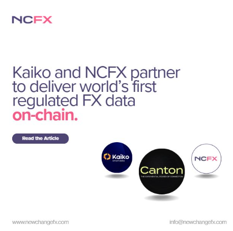 Read More: lnkd.in/e8xy_g2f

In collaboration with <a href="/KaikoData/">Kaiko</a> , our FCA-regulated FX benchmark rates are on-chain via the <a href="/CantonNetwork/">Canton Network</a>.

#defi #CantonNetwork #fx #finance #crypto #data