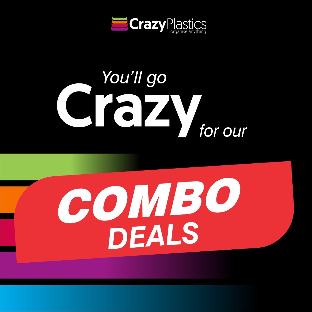 CrazyPlasticsSA's tweet photo. Stock up &amp; save with Crazy Plastics Combo Deals 🛒 From home essentials, storage to cleaning must-haves and snacks, all bundled for value. Visit a store near you and grab more for less. Limited-time deals!