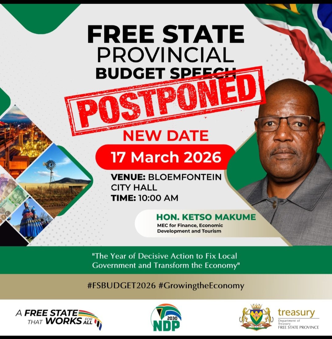 FSTreasury's tweet photo. New date for FS Budget Speech 2026 https://t.co/4H8R7LhoHM