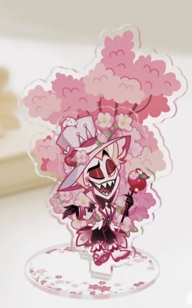 🌸⊹Acggoods.com/store/LANVERIL⊹🌸

Hi, folks!🩷The acrylic standees of Cherry Blossoms Lucifer🍎 has been added to the store! I made Cherry Blossom Lucifer with the hope that everyone stays healthy during this cold seasonal transition.🙏🌸 Thank you so much for the supports! 😚🌸🩷