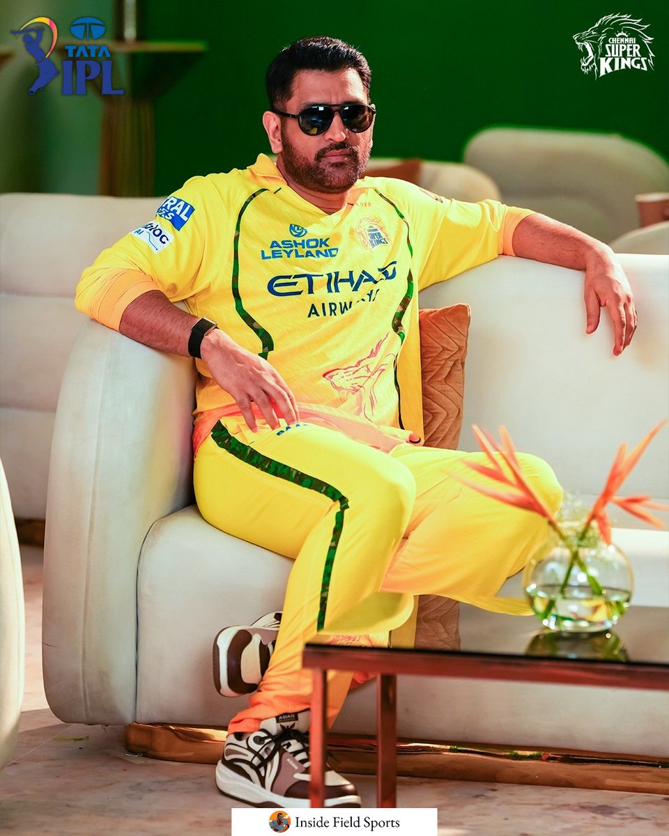 The swag of Ms Dhoni 💛🔥🦁

📸: Chennaisuperking/X

#IPL206 #CSK #IPL #DHONI #InsideFieldSports