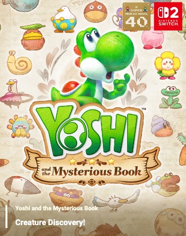 Yoshi and the Mysterious Book is releasing May 21, 2026 on Switch 2, revealed via the Nintendo Today App nintendo.today/en-US/contents…
