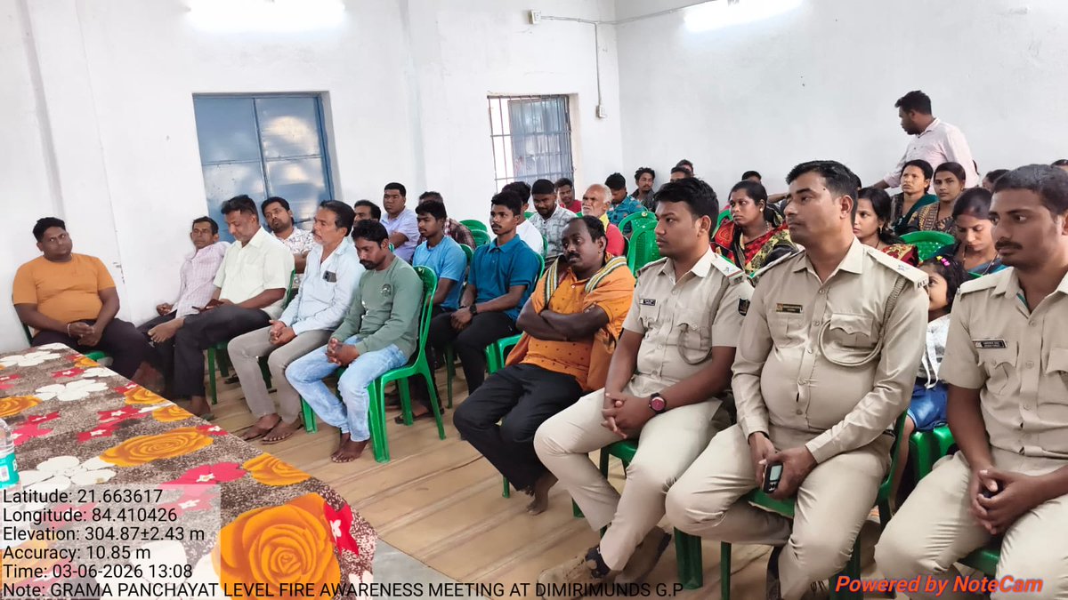 DFO_Bamra's tweet photo. GP-level #Forest #Fire 🔥Awareness Meeting held at #Dimirimunda GP, #Jamankira Range under #Bamra WL Division to sensitize villagers on fire prevention and forest protection. 🌿🔥 #ForestFire #Awareness #BamraWL
@SambalpurRccf @PCCFWL_Odisha @pccfodisha @ForestDeptt @DmSambalpur https://t.co/CV4VXpcExM