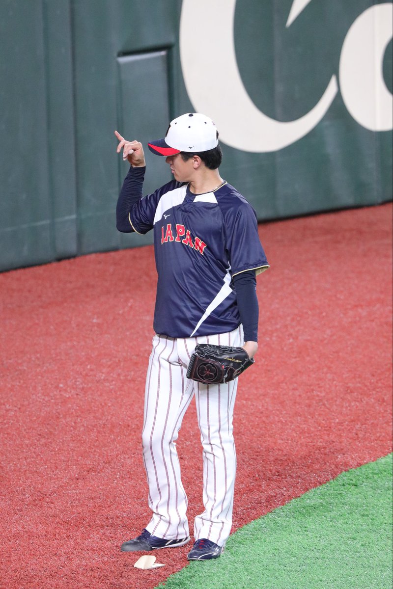 Fs_57kit's tweet photo. もこみち風…❓😹

 #北山亘基  #lovefighters
 #WorldbaseballClassic https://t.co/EHDQgaOife