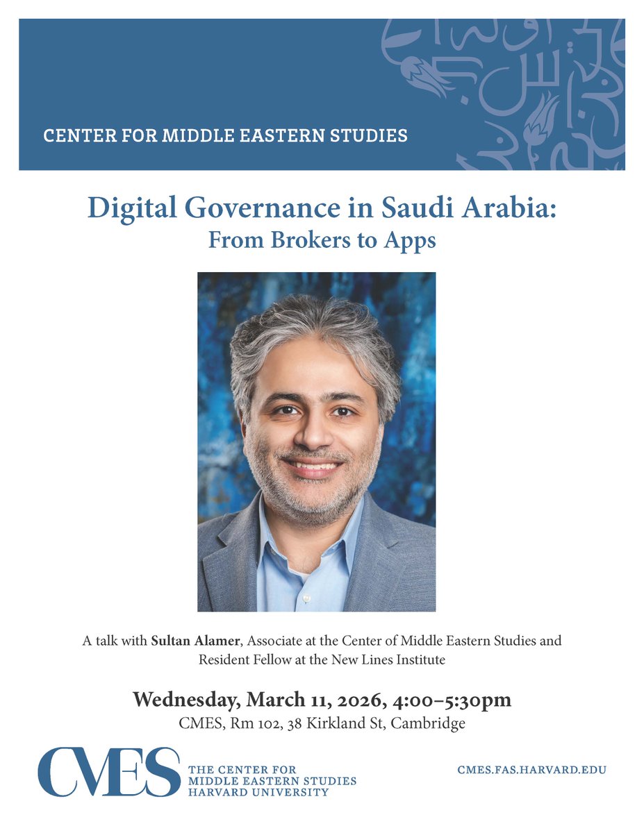 Harvard CMES tweet media