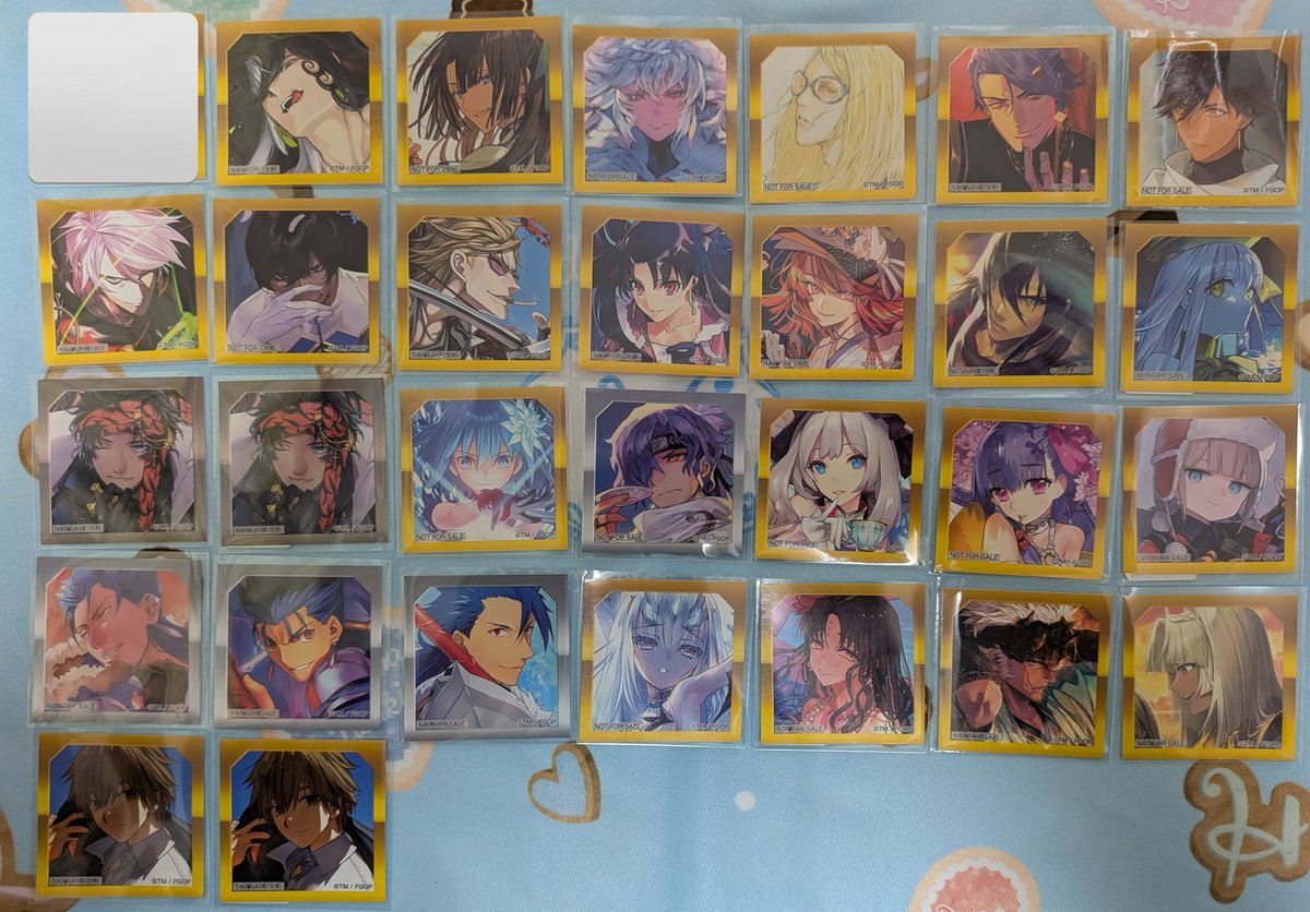 交換】FGO 最終再臨展 入場特典 ステッカー 譲:画像1〜4 求:☆藤堂平助 