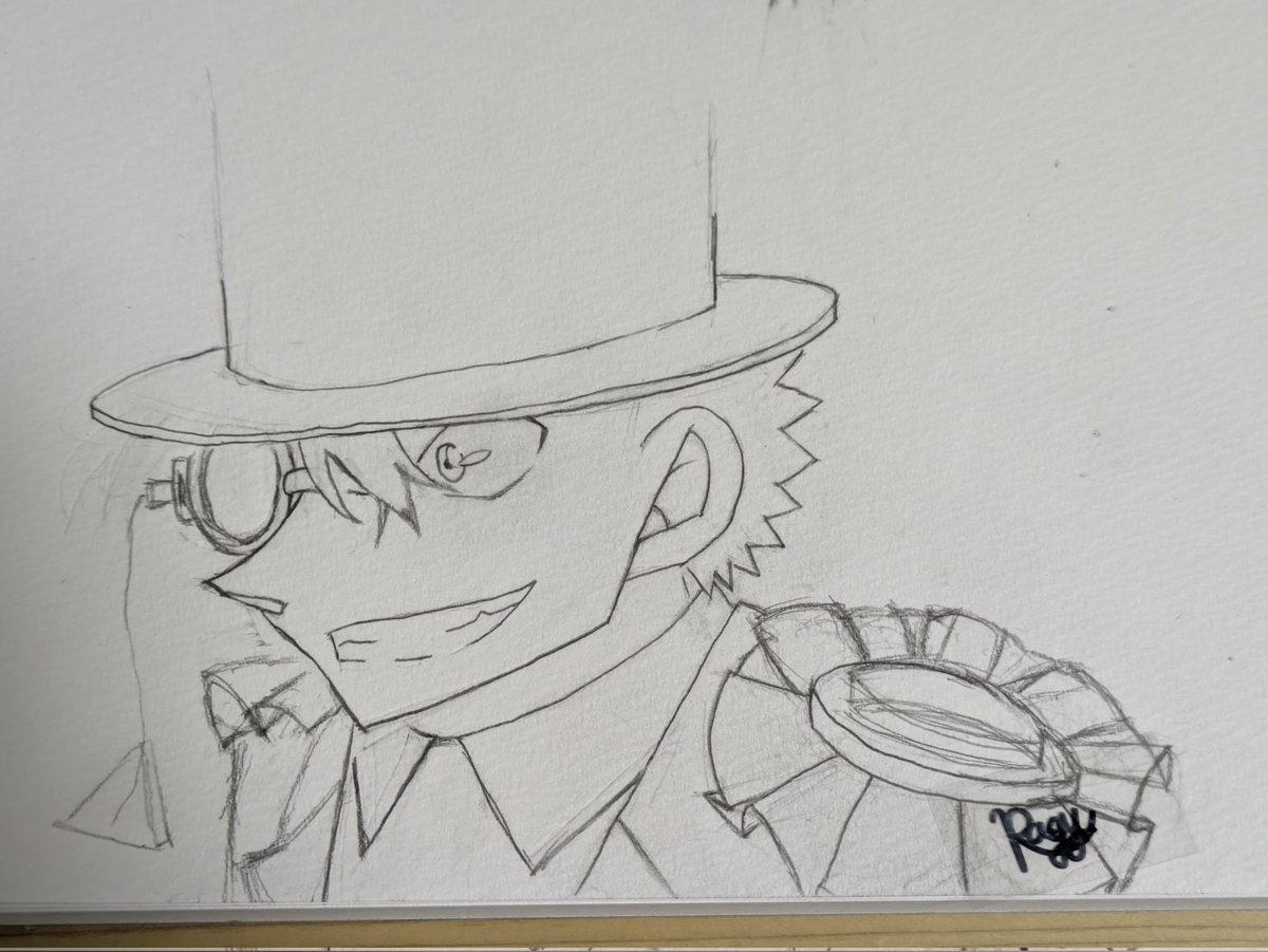 RagyCh's tweet photo. 怪盗キッド
#怪盗キッド #絵師さんと繋がりたい #絵師さんフォロバ100 https://t.co/pAD1gV4b2z