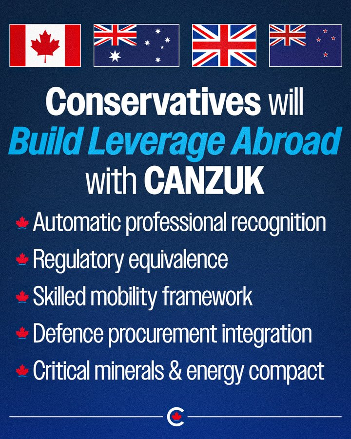 CanzukTrade's tweet photo. The conservatives are using CANZUK as an election platform item. Increased mining is also a big part of the plan. https://t.co/iI7OW0Zzze