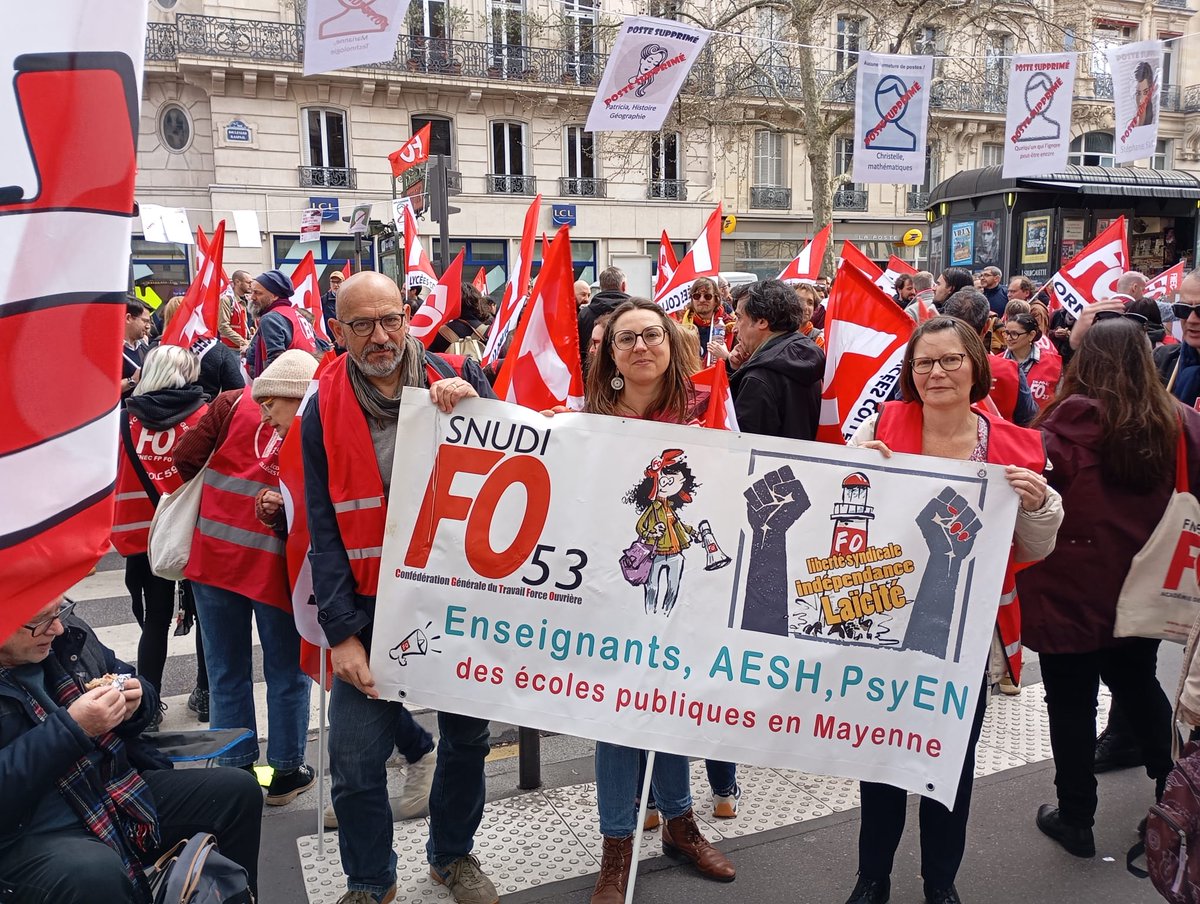 SNUDI-FO 53 tweet media