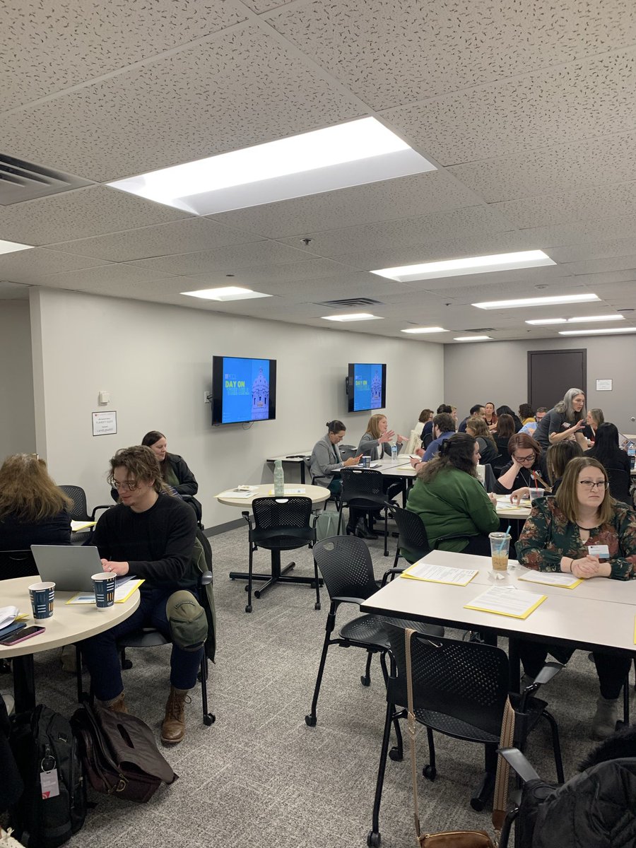 MnChildCareAssn's tweet photo. Today’s the big day! So excited for #MCCA_DOTH26 &amp; the opportunity for our members to connect w/ each other &amp; their legislators! #mnleg 

Special TY to @FlahertyHood for hosting our group :) https://t.co/iGG2GEUyCP