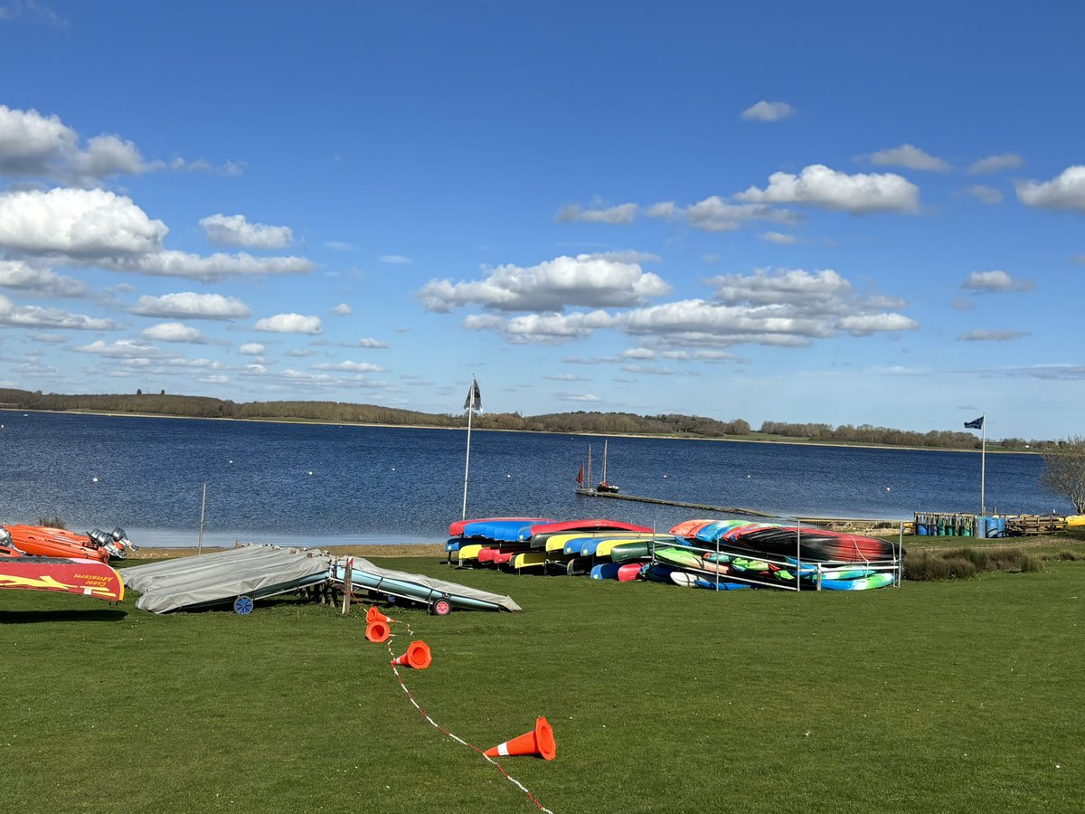 It’s a beautiful day today here at Grafham!#Grafham2026
