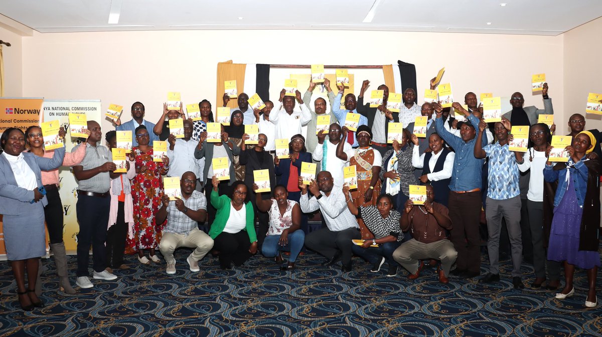 HakiKNCHR's tweet photo. Today @HakiKNCHR launched the Public Inquiry report “Voices from the Land: Where Businesses and Investments Impact on Traditions, Culture and Human Rights” in Nakuru. The report documents how business operations are impacting the rights of Indigenous Peoples across 13 counties and sets out clear actions for State and non State actors. The full report is now available on our website:
https://t.co/5m7TIpJV0F

In her remarks, KNCHR Chairperson, Claris Ogangah pointed out that this report must not “sit on the shelf”, making it clear that the Commission will actively pursue its implementation. KNCHR will engage relevant institutions and business actors to secure concrete, time bound steps to protect and promote the rights of Indigenous communities across Kenya.

The Inquiry heard from communities including the Ogiek, Sengwer, Endorois, Ilchamus, Maasai, Turkana, Rendille, Boni, Aweer, Wailwana, Yaaku among others. The communities raised concerns about land loss, fenced off sacred sites, environmental degradation, labour abuses and increased SGBV around projects such as wind and geothermal plants, conservancies and ranches, large scale agriculture, ports and transport corridors.