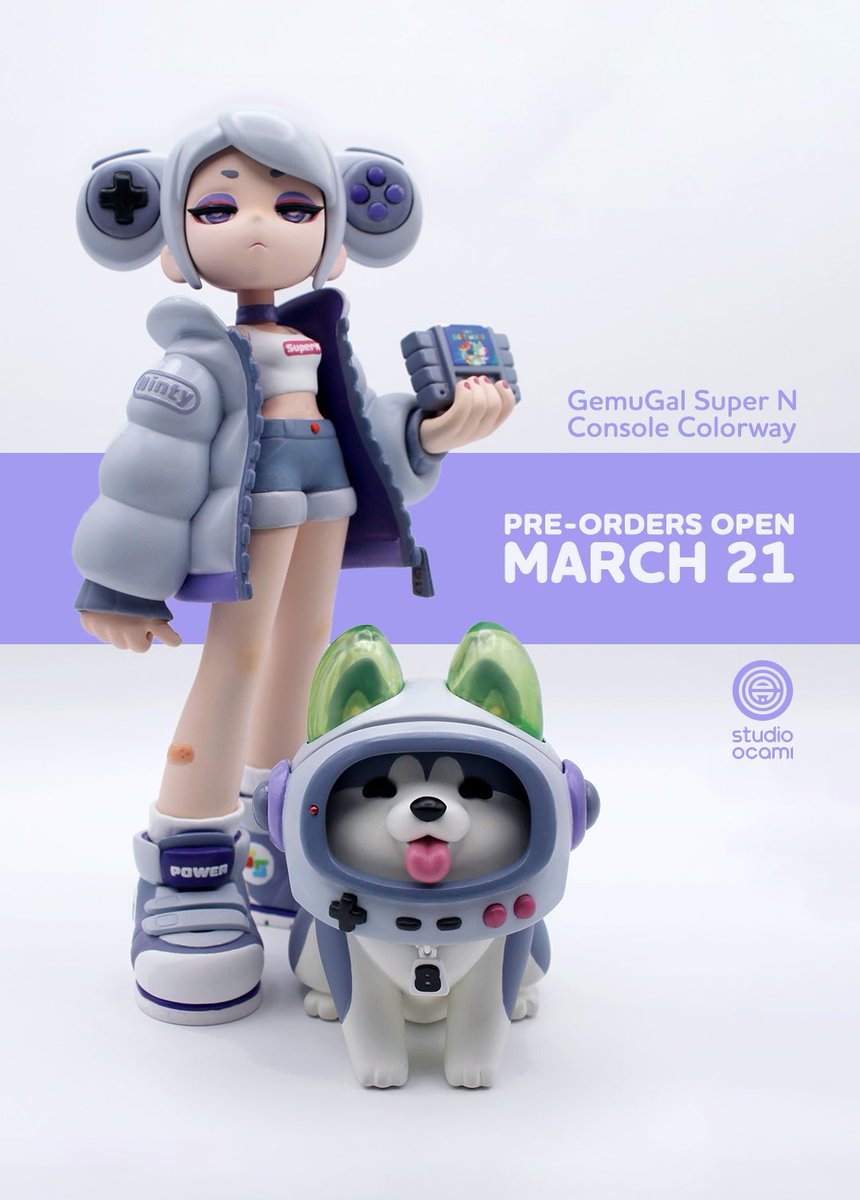 GemuGalGoGo's tweet photo. GemuGal Pre-orders will open soon!
March 21, 2026, 11am PHT (GMT+8)

Variant: Super N Console Colorway
Make: Hand-made
Material: Resin, magnets
Quantity: Limited Edition of 50
GoGo Size: 8 inches tall (20.32 cm)
Eight Size: 3.75 inches tall (9.525 cm)
Each figure sold separately https://t.co/KM20aMu6NM