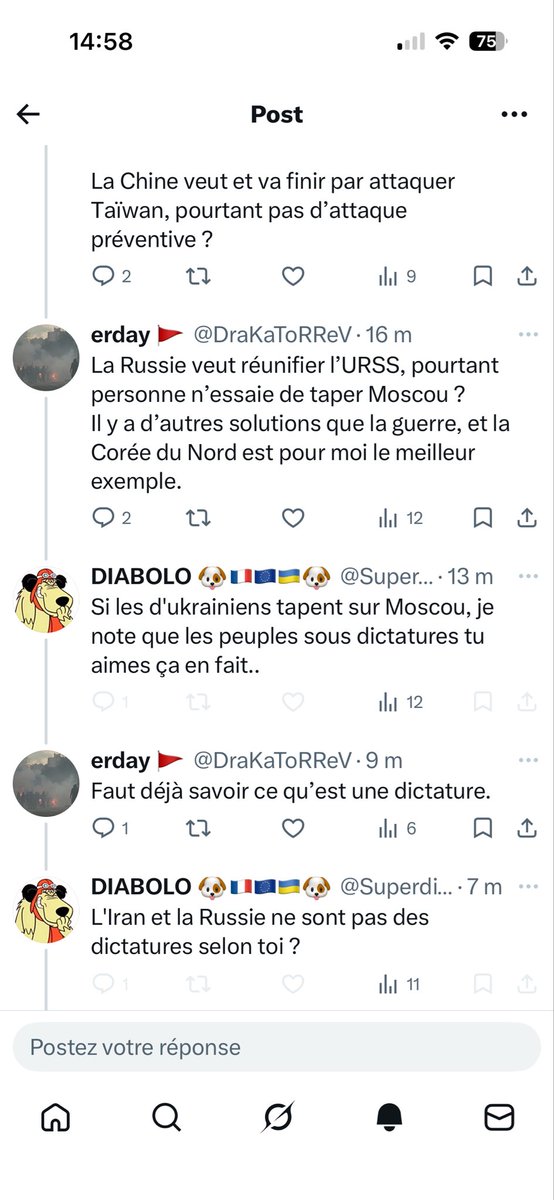 Prions pour ce débiles qui n’y connaissaient visiblement pas grand-chose en géopolitique 🤣
Diabolo 🤣🤣