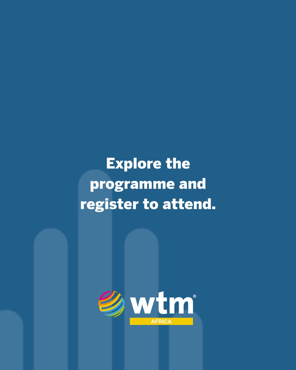WTM_Africa's tweet image. The Africa Tourism Investment Conference (ATIC) forms part of the WTM Africa 2026 programme, bringing together investors, developers, destinations, and decision-makers.

Explore the programme and register to attend WTM Africa 2026: register.atwconnect.com/register 

#WTMAfrica #ATIC