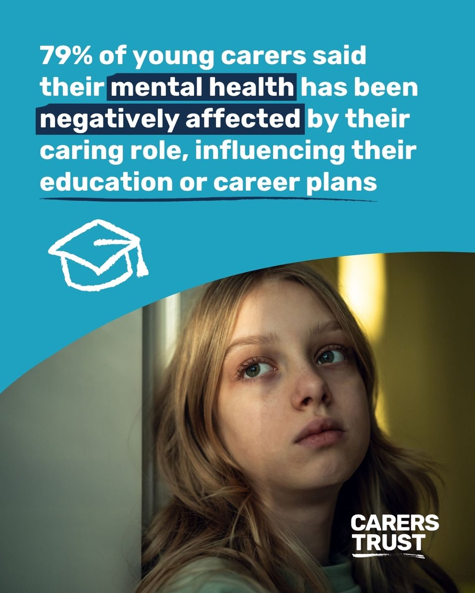 CarersTrust's tweet photo. When mental health suffers, everything suffers - including education.

A Young Carers Lead in every school can help, ensuring young carers are seen, supported and given a real chance at a Fair Future. 

Find out more: https://t.co/6ZUMm1utkE

#YoungCarersActionDay https://t.co/PwtiCX3vf2