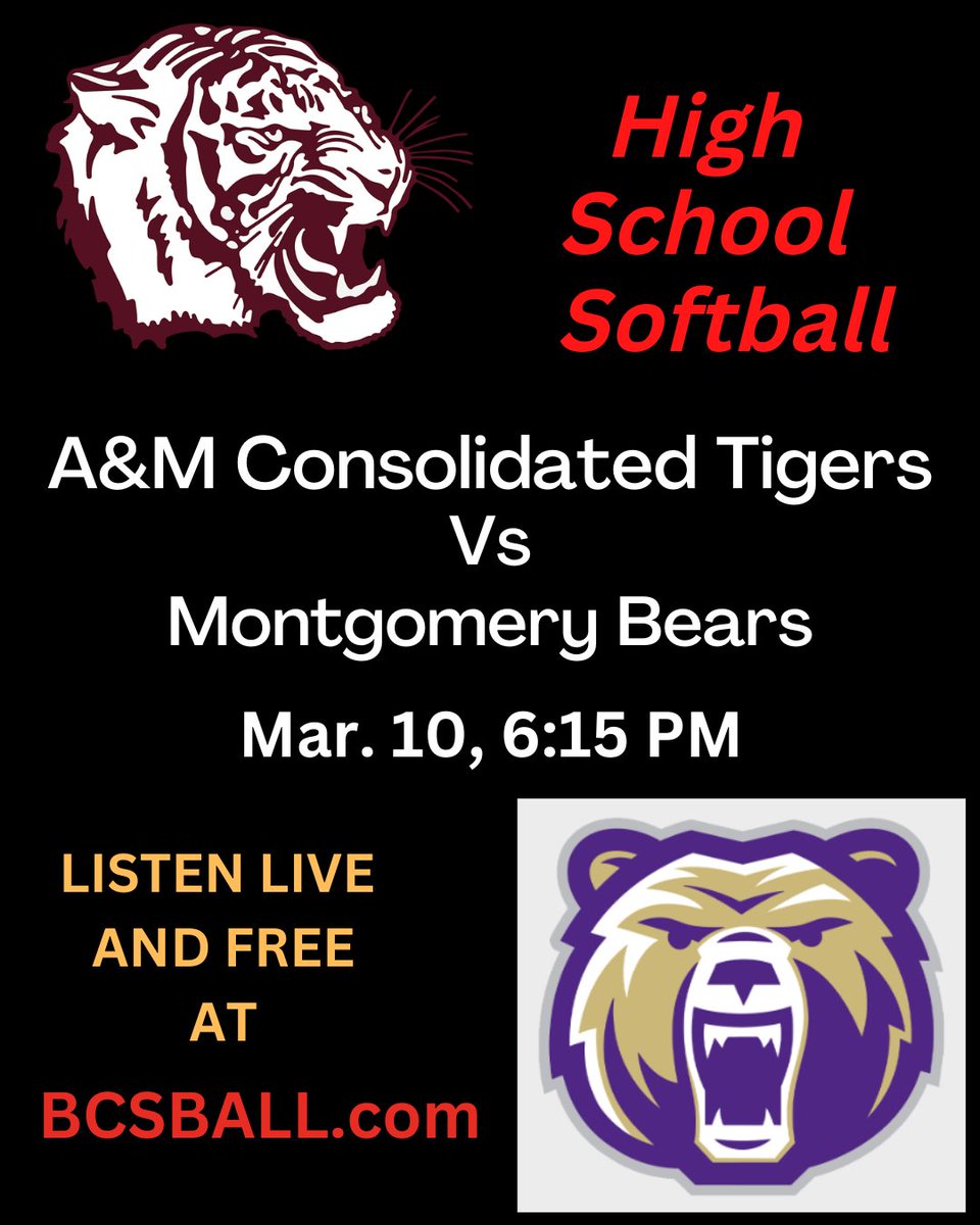 Montgomery Lady Bears Softball tweet media