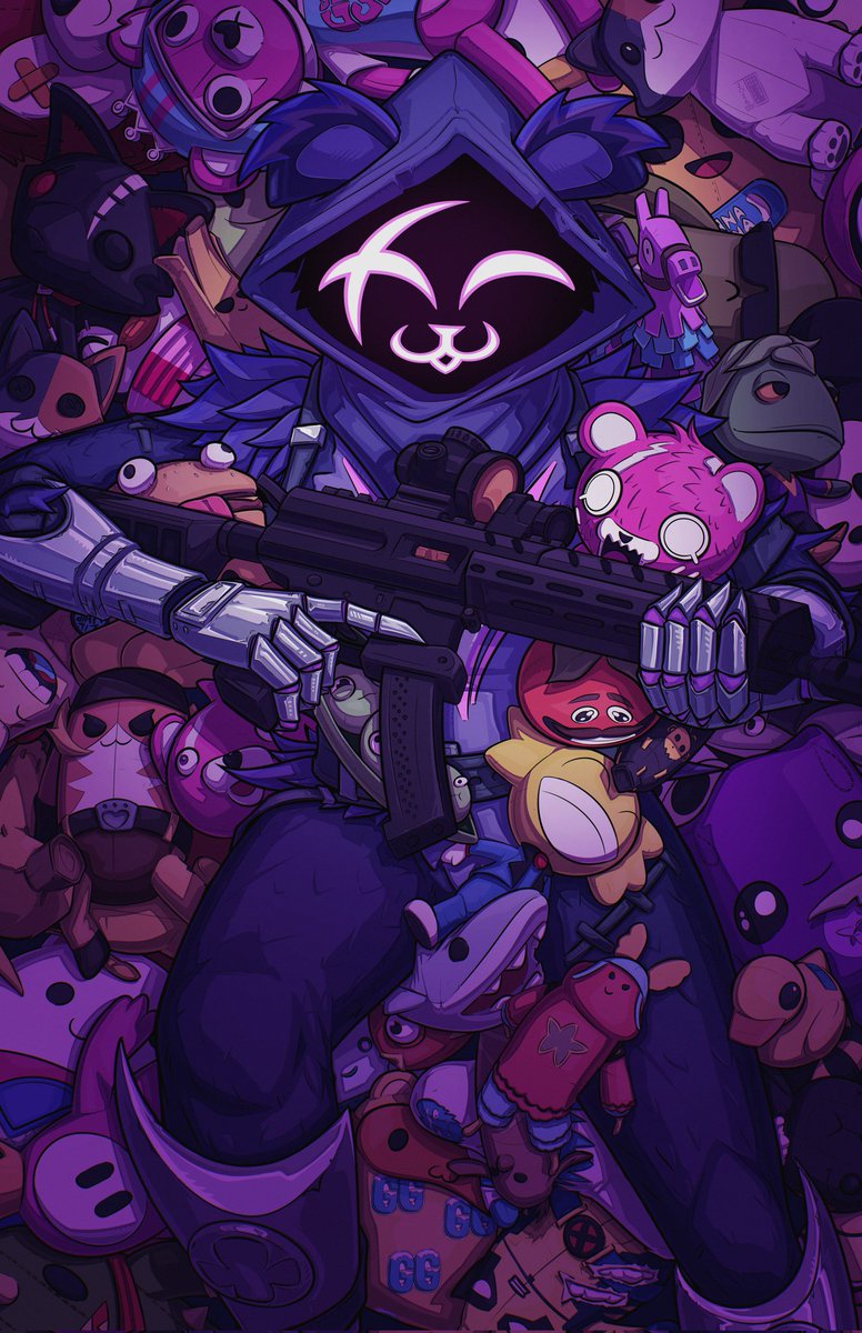 Here is the normal purple version aswell 👍👍 #fortnite #fanart #raventeamleader