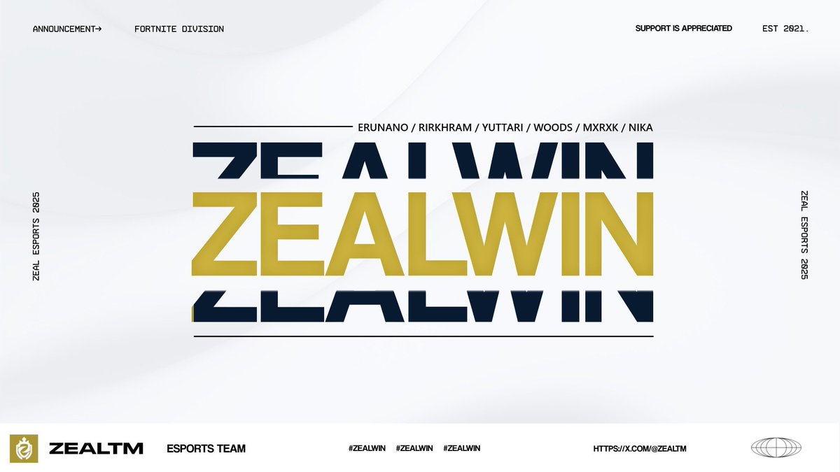 ZEAL ESPORTS tweet media