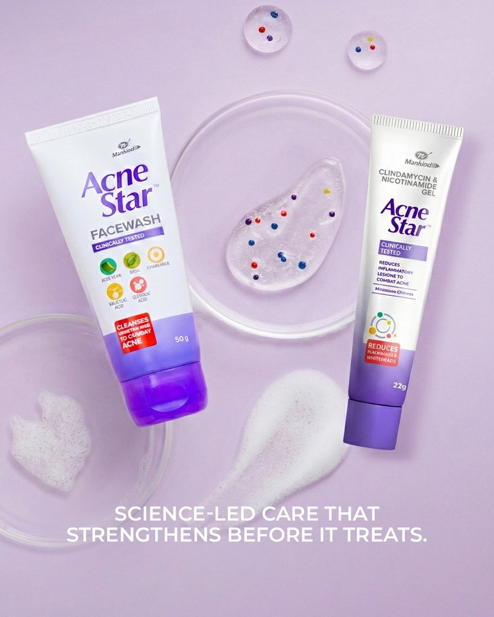 AcnestarGel's tweet image. A compromised skin barrier needs time and the right ingredients to heal. 
AcneStar Gel provides that healing potential with a science-backed formula designed for daily use.

#acnestar #acnestarskincare #acnecare #antiacne #acnetreatment #clearskinroutine #healthyskindaily