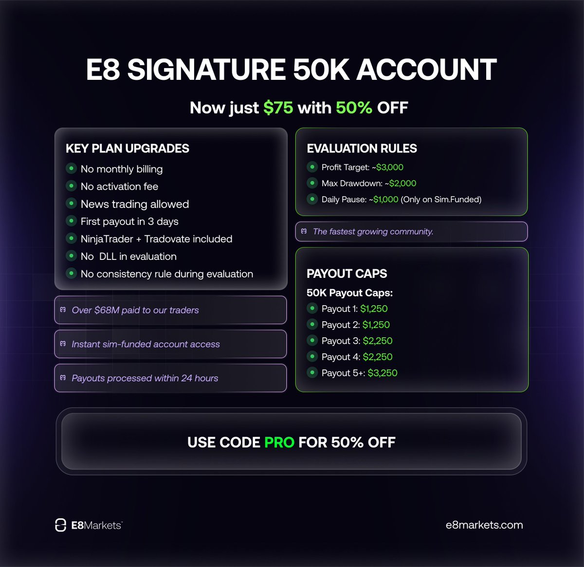 Bruin - E8 Risk Manager tweet media