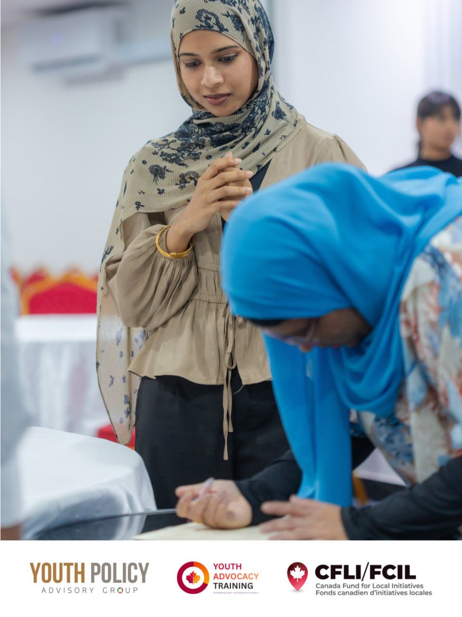 youthpolicymv's tweet photo. A new generation of youth advocates emerges as the Youth Advocacy Training Programme concludes its first phase with the support of the Canada Fund for Local Initiatives (CFLI).

#CanadaFund https://t.co/HKGjixeftK