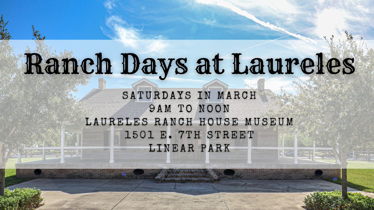 TXTropicalTrail's tweet photo. Experience the Historic Laureles Ranch House Museum located in Brownsville. In honor of Texas History Month, the Brownsville Historical Association will open the doors to the Laureles Ranch House every Saturday morning in March. For more information, please call 956-541-5560. https://t.co/1EUwVCoPb6