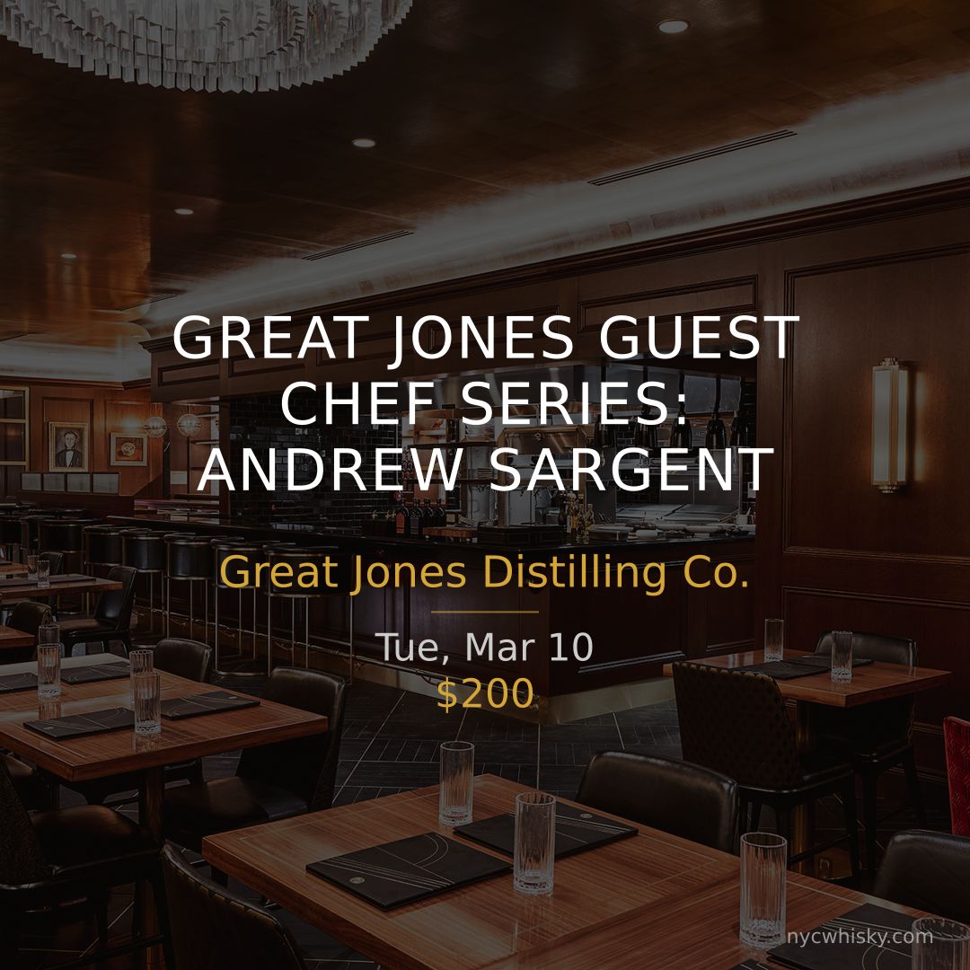 Tue, Mar 10 whisky events:

• Scotland vs. Japan: Who's Your Sensei Now? — Brandy Library
• Jameson Irish Whiskey — The Copper Still
• Great Jones Guest Chef Series: Andrew Sargent — Great Jones Distilling Co.

nycwhisky.com

#NYCWhisky