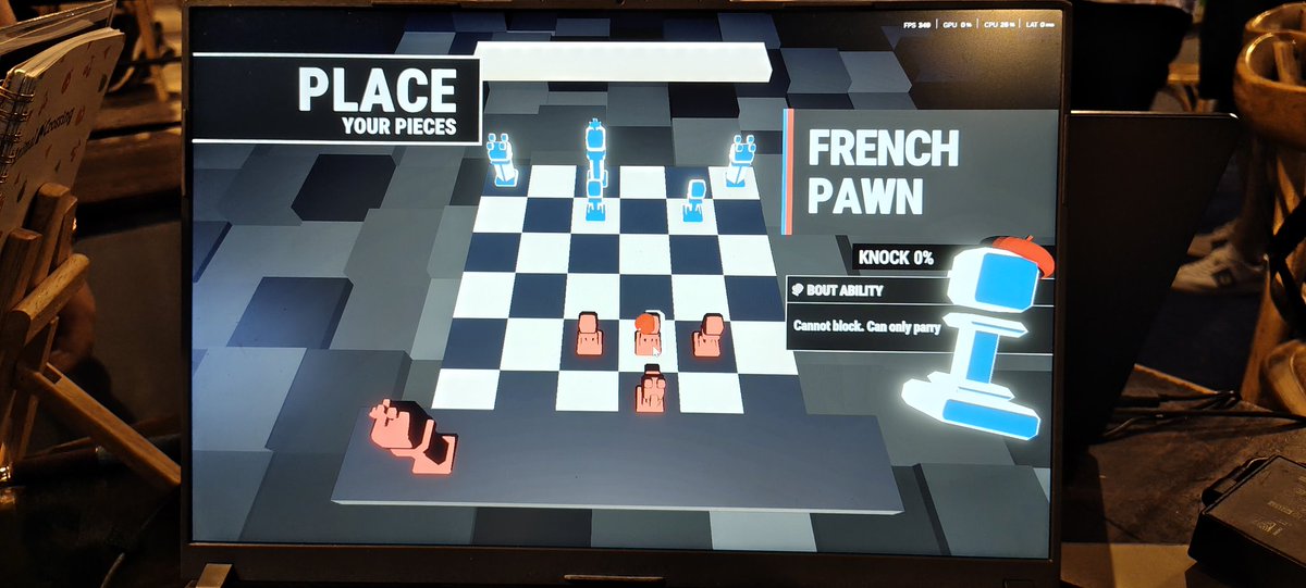markduval's tweet photo. The Clair Obscur reference by @solutoco in his game at @IGDA_Sydney tonight grabbed my attention. 🥖 https://t.co/KZ38vHkWlr