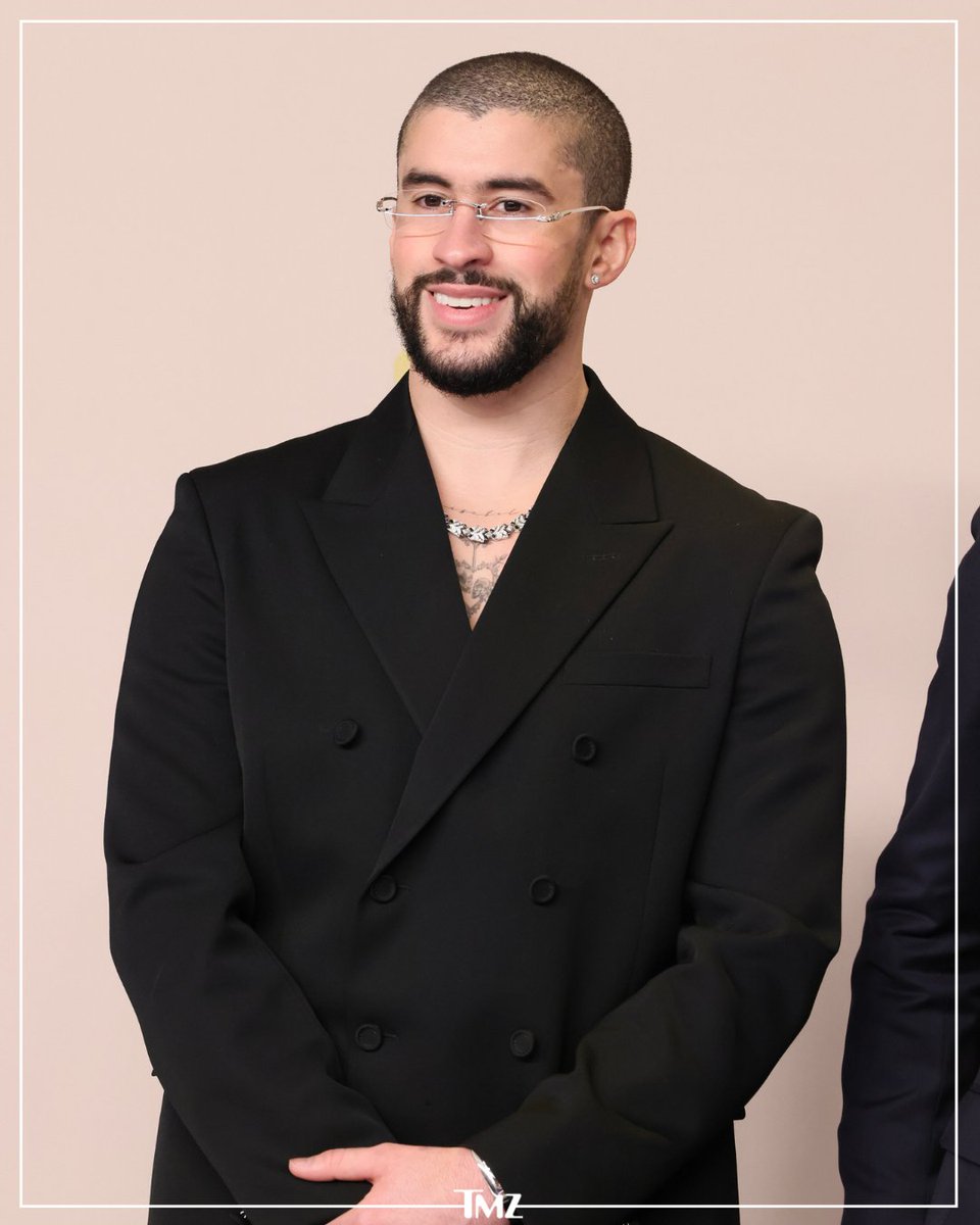 TMZ's tweet photo. Happy 32nd birthday Bad Bunny 🥳 https://t.co/LyVt5wkwWQ