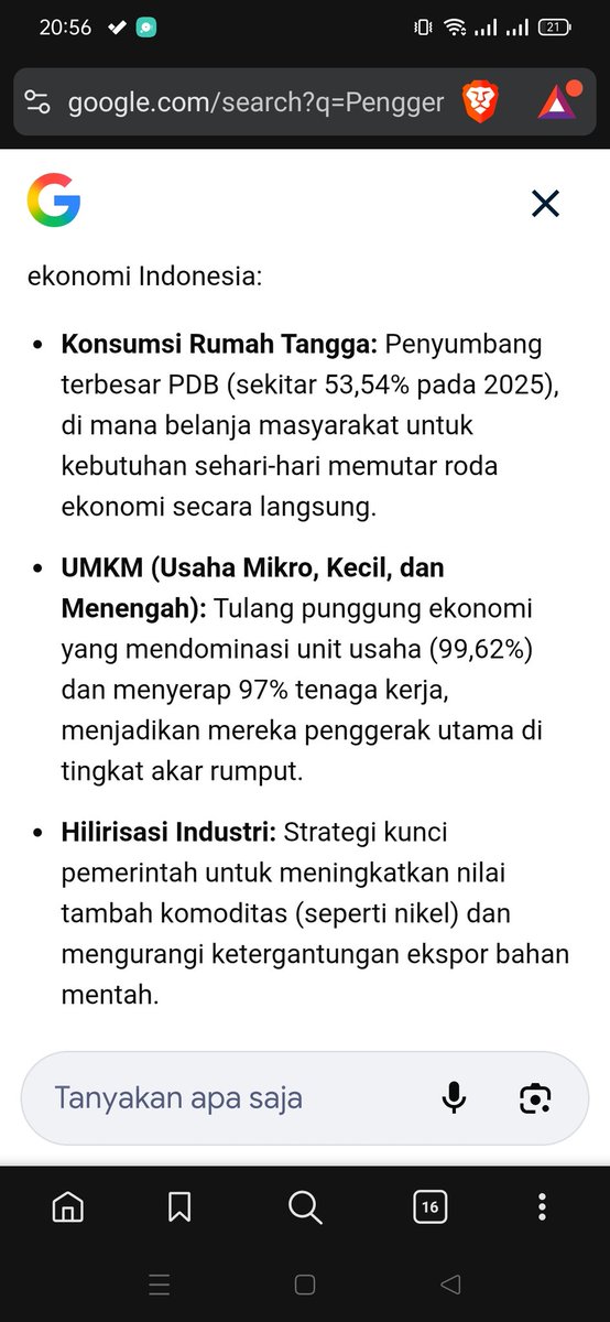 99% ekonomi Indonesia digerakkan oleh UMKM.

Kita bisa survive melewati Covid-19 karena saling support.

Tetap belanja secara bijak seperti biasa ke UMKM, biar ekonomi tetap berputar.

Klo semua nahan belanja, ekonomi gk berputar, malah krisis beneran.