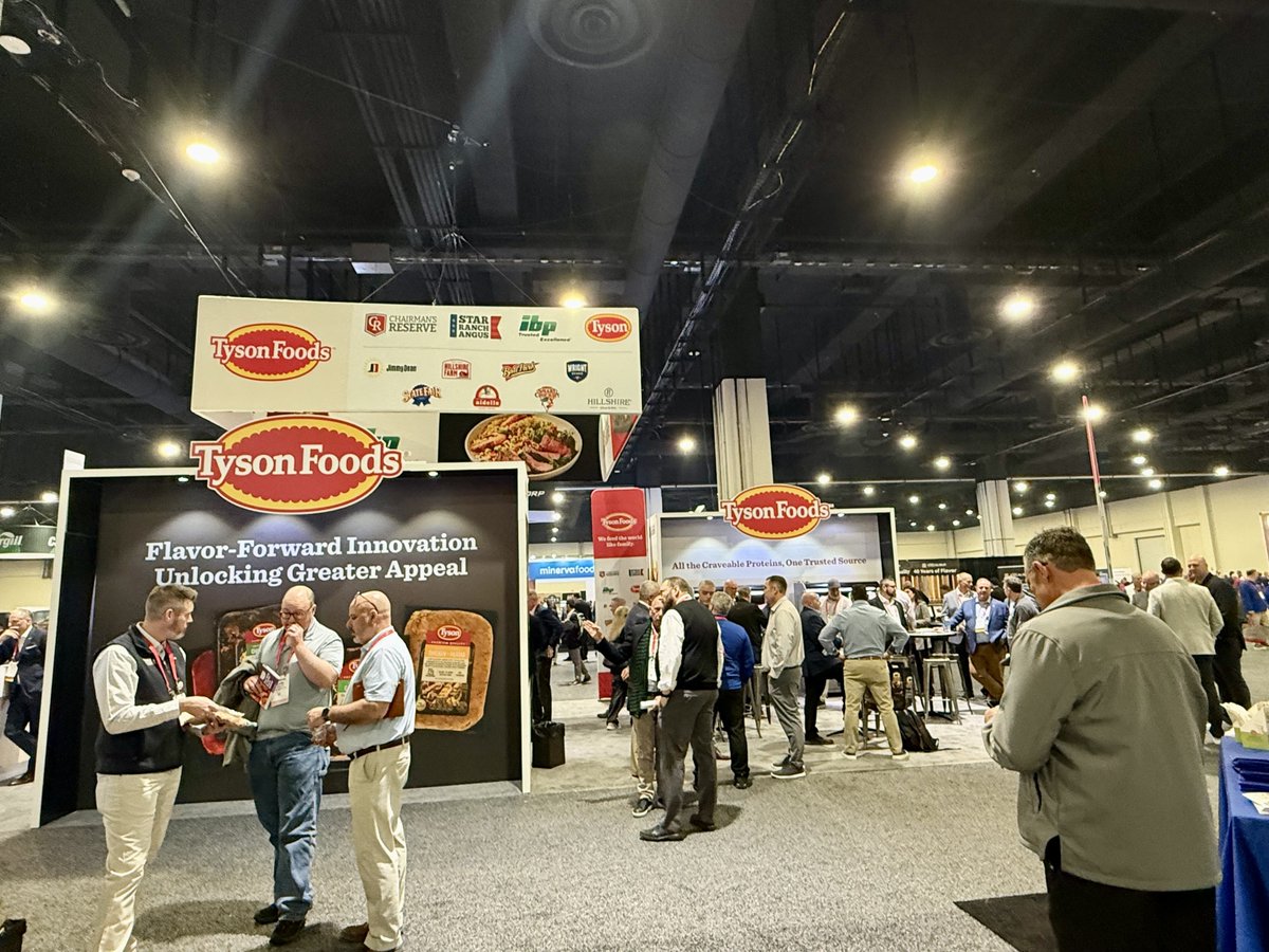 TradeshowLogic's tweet photo. The smells and tastes at #AMC2026 were as memorable as the conversations on the show floor. TL was onsite providing exhibitor support so brands could focus on connecting with customers and prospects. Always great partnering with @MeatInstitute. https://t.co/PnvmvCH3Ah