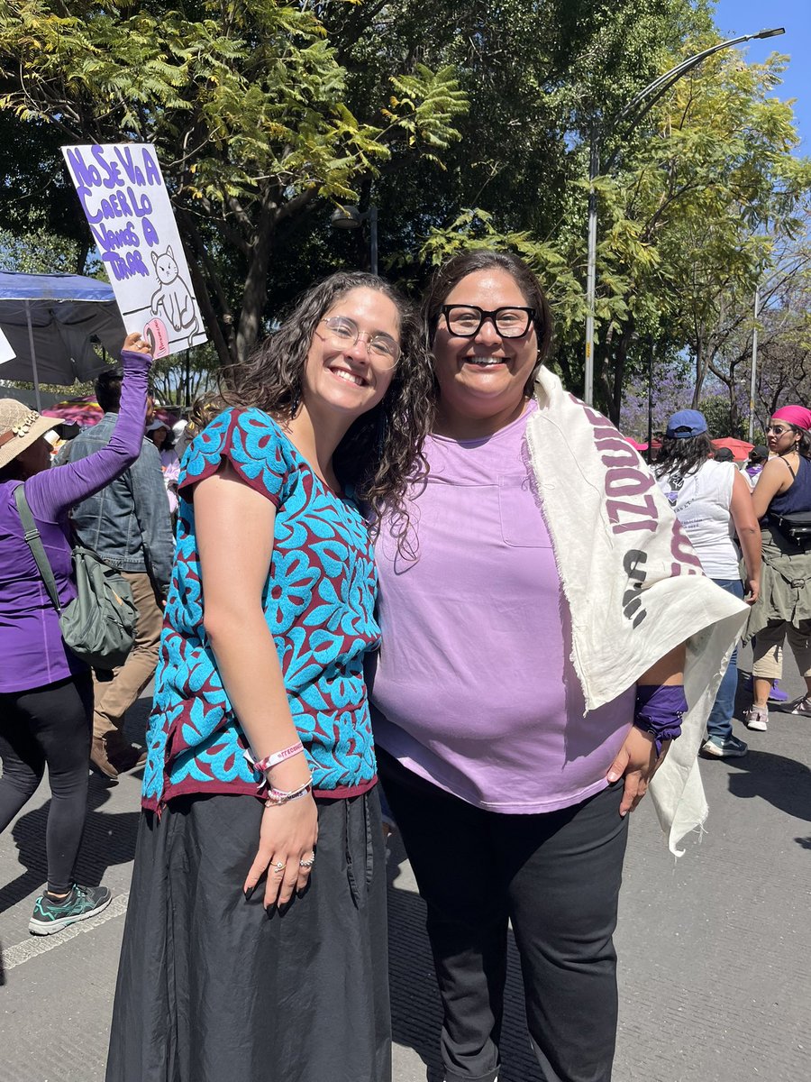 Todo el respaldo a la Citla que siempre construye espacios desde la lucha, el amor y la sororidad.
No estás sola secretaria <a href="/CitlaHM/">Citlalli Hernández Mora</a>