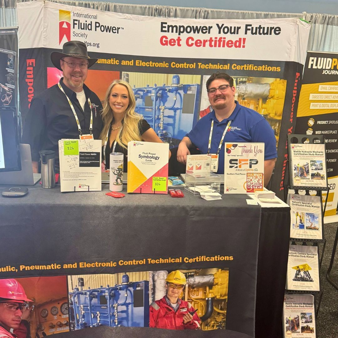 hydraulicchick's tweet photo. Great catching up with the team from the International Fluid Power Society at CONEXPO-CON/AGG last week!
#onehydraulics #ifps #fluidpower #conexpo #workforcedevelopment #manufacturing #hydraulics #pneumatics #automation #buildingtomorrow https://t.co/AQA3XRJ9ml