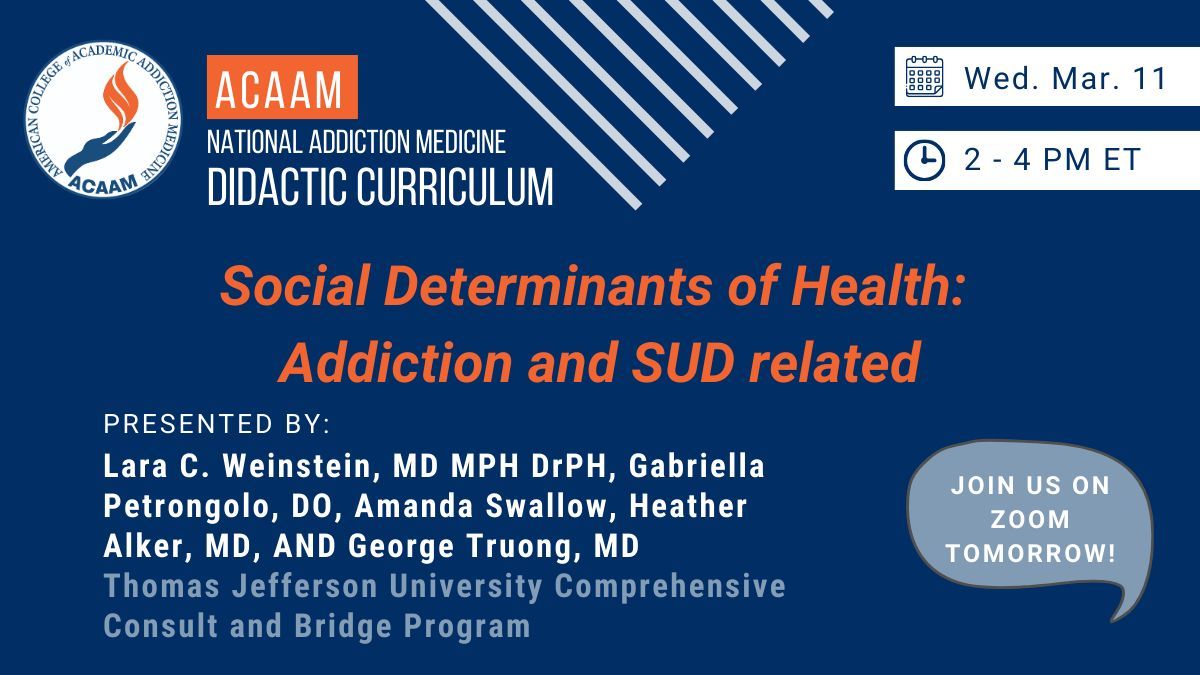 American College of Academic Addiction Medicine tweet media