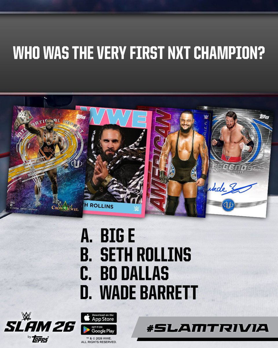 WWE SLAM by Topps® tweet media