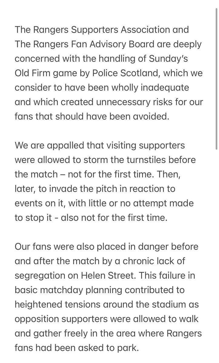 Rangers Supporters Association 🇬🇧🏆 tweet media