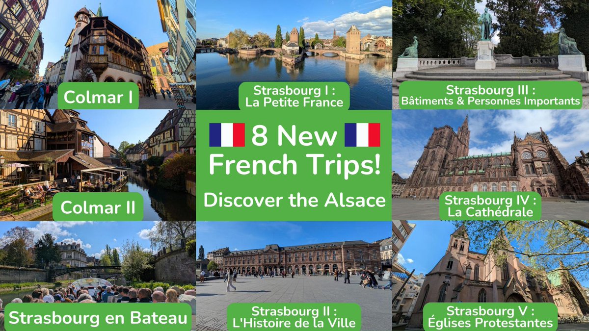 DynamicLangs's tweet photo. 8 new immersive VR field trips to Alsace in France!

Available at 3 language levels with speaking practice. https://t.co/R1FoaXGVzk