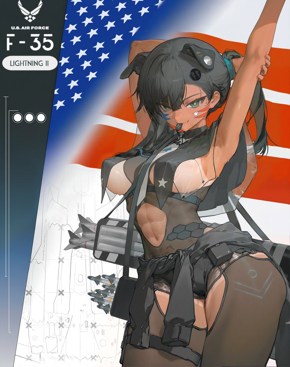 Tanned tomboy F-35 as promised.