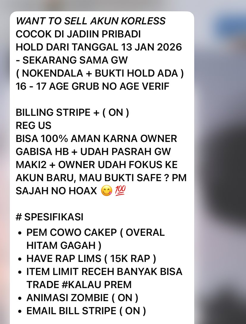 jora OPEN JOKI LEVEL EVADE, @ after dm 🤎 tweet media