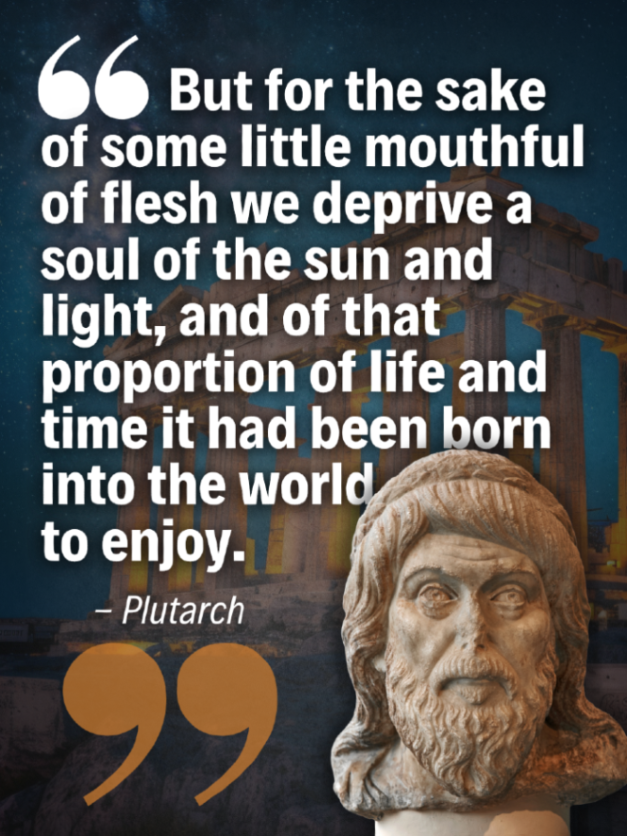 teamveganfta's tweet photo. People have been “thinking vegan” for a long time! 🕰️
#plutarch #philosophy #philosopher https://t.co/W6aPYerhOQ
