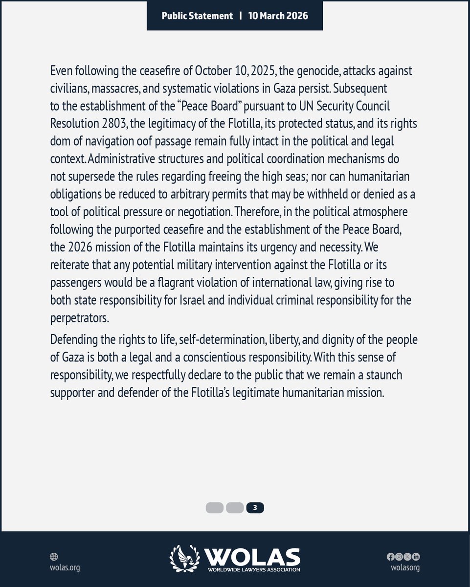 WOLAS - Yeryüzü Avukatları Derneği tweet media