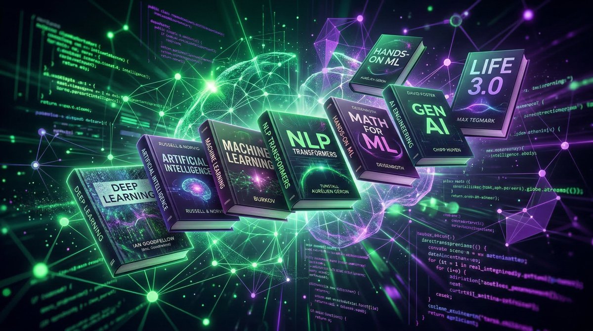 IaOrdenadores's tweet photo. ¿Tienes el hardware listo pero te falta la base teórica? 🖥️🧠
Hemos recopilado los 10 libros IMPRESCINDIBLES sobre IA, Deep Learning y Machine Learning para que le saques todo el partido a tu PC.🚀
🔗 https://t.co/qiPWKq8X1r
#IA #MachineLearning #DeepLearning #HardwareIA https://t.co/b1NmB6eqWM