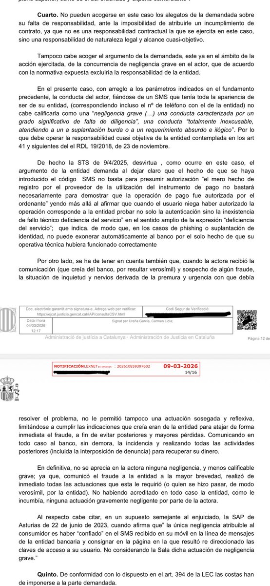 Sabéis cúal es el banco🏆campeón🏆en sufrir fraudes financieros por falta de medidas de seguridad?  Gana el <a href="/bbva/">BBVA</a> de goleada. Recuerden: responsabilidad objetiva que deben asumir los bancos frente a los fraudes y #phishing Nueva sentencia👇