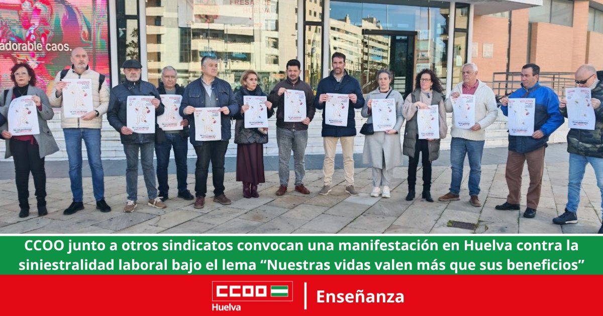 CCOO Huelva #EsencialesParaHuelva tweet media